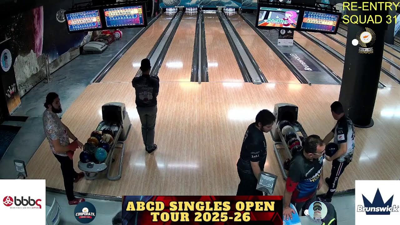ABCD SINGLES OPEN 2025 - 2026 RE-ENTRY SQUAD 31 / LANES 1-4