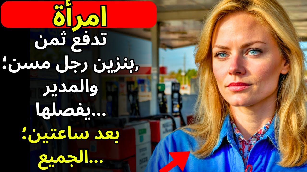 بعد أن دفعت ثمن بنزين رجل عجوز، قام المدير بفصلها... بعد ساعتين، الجميع...