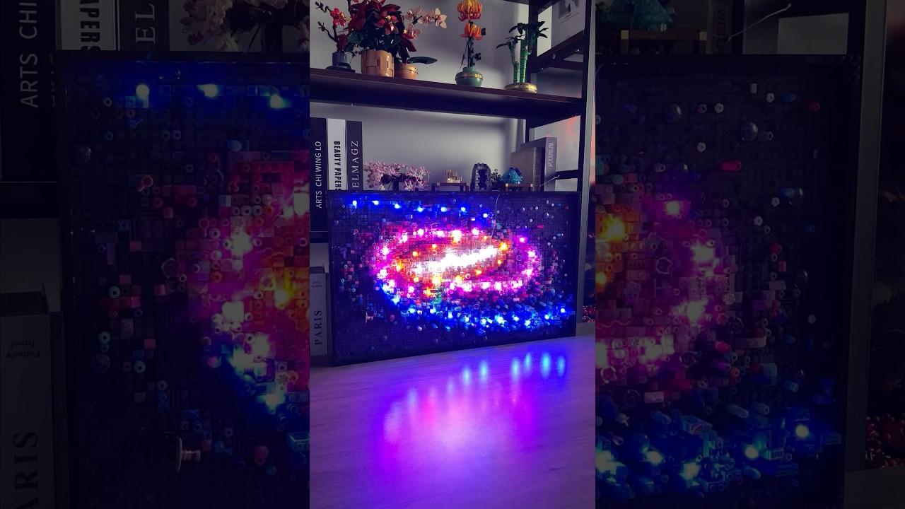 I lit up my LEGO Milky Way with the BrickBling lighting kit. What do you all think? 