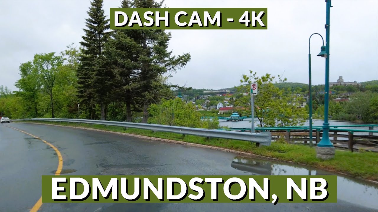 🚗 Edmundston, New Brunswick 🍁4K Drive