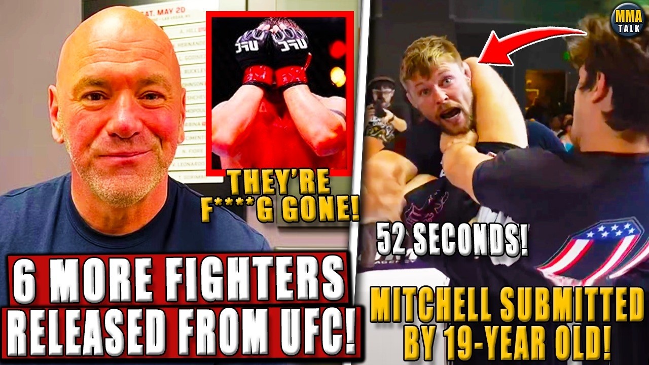 6 Fighters RELEASED from UFC! Bryce Mitchell SUBMITTED by 19-year old;Romero SCORES KO&nbsp;in&nbsp;BKFC&nbsp;debut