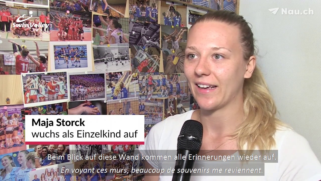 EuroVolleyW Maja Storck und ihr Kater Olek