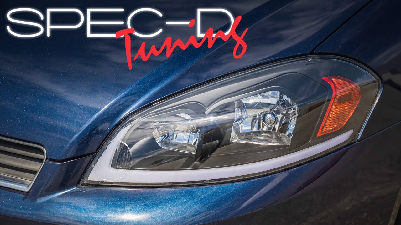 SPECDTUNING LIGHTING TEST VIDEO: 2006-2013 CHEVY IMPALA / 2006-2007 MONTE CARLO HEADLIGHTS