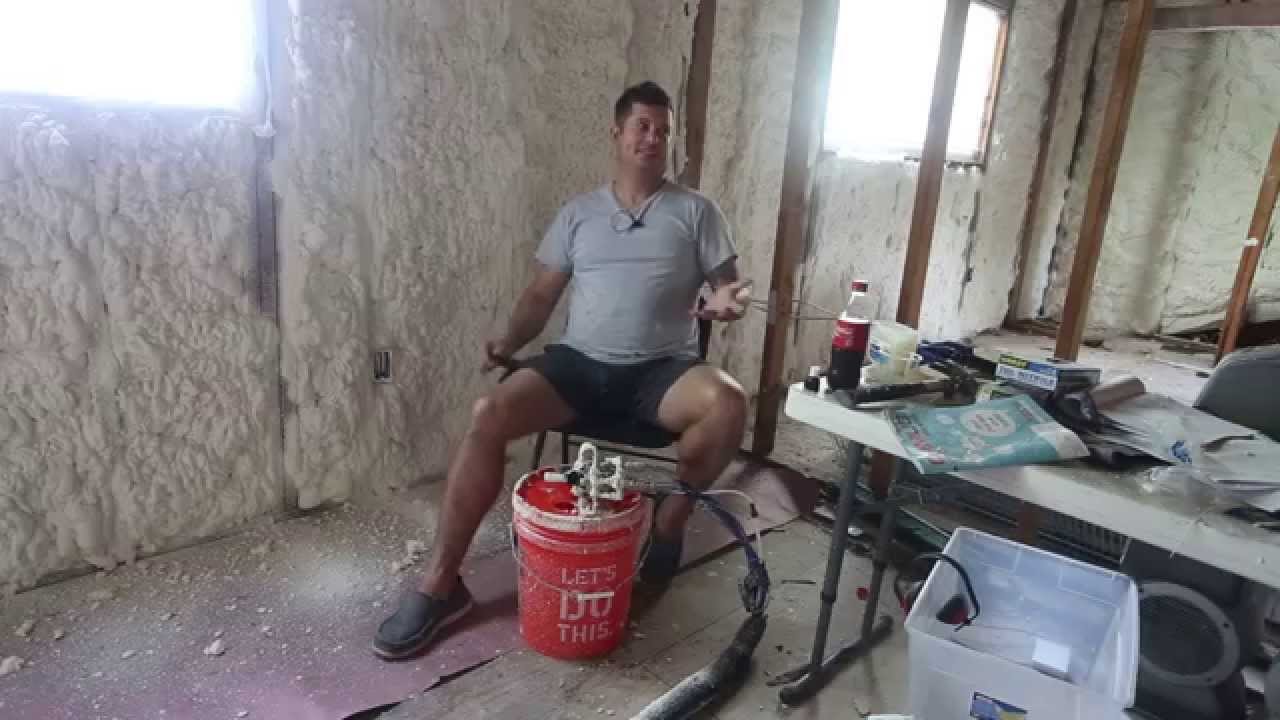 DIY Spray Foam - Part 1 - about the foam, calibrating the machine, and about my project