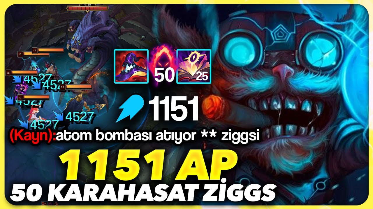 1151 AP KARAHASAT + YAKMA ZİGGS !! BARON YAPIYOLARDI ULTİ ATTIM !! | Ogün Demirci