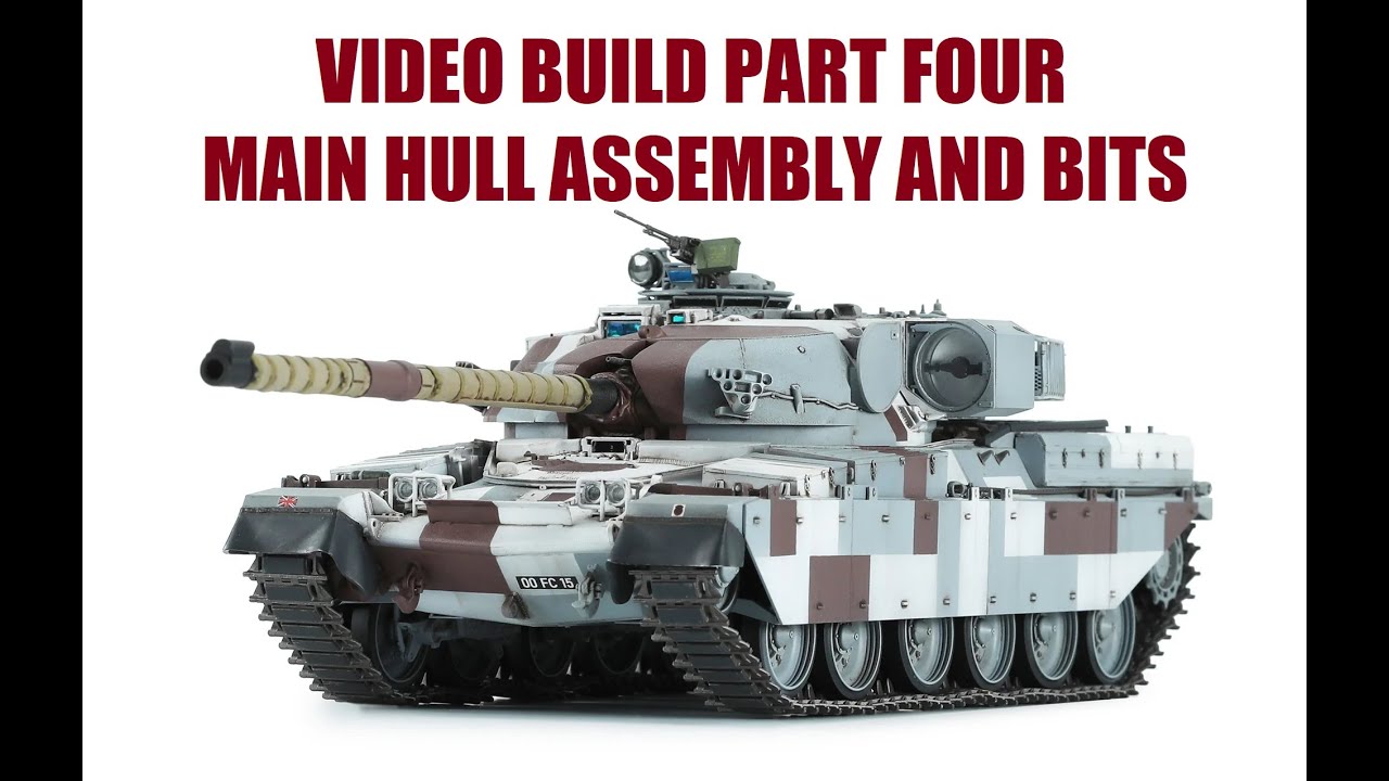 Meng 1/35 Chieftain Mk10 build.  Part 4... in 1440p