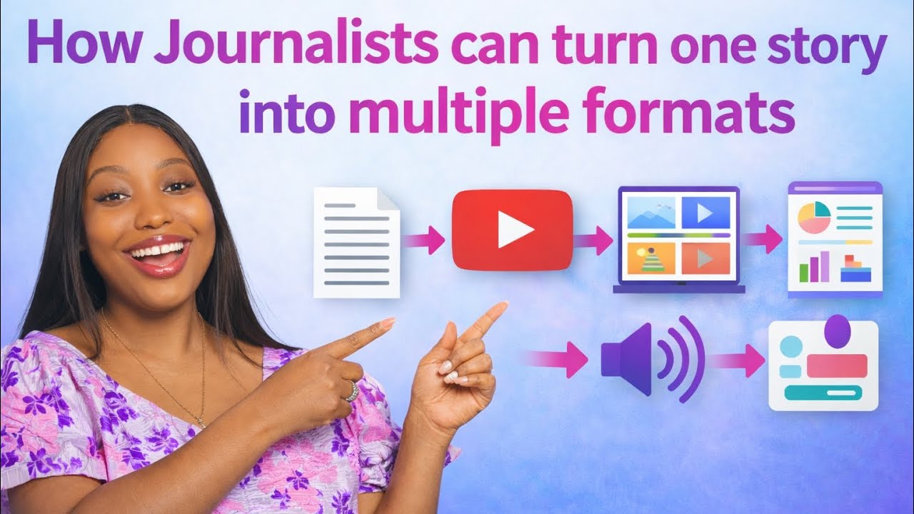 Skill 3 (AI MULTIMEDIA CREATION): How journalists can turn one story into different formats