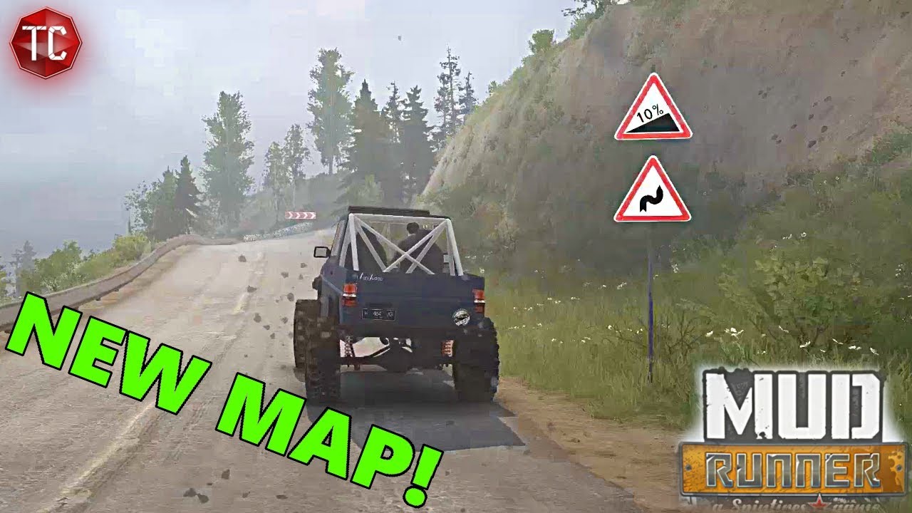 SpinTires MudRunner: La Luna2 - NEW MAP! Custom Buildings and MORE! w/ Download