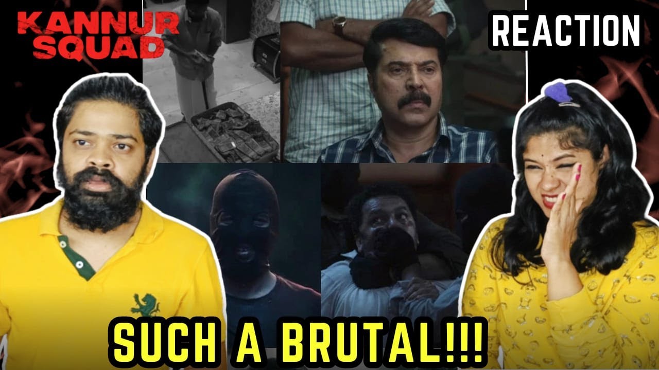 Kannur Squad Brutal Murder Scene REACTION | Mammootty | Kannur Squad Movie Scenes 5