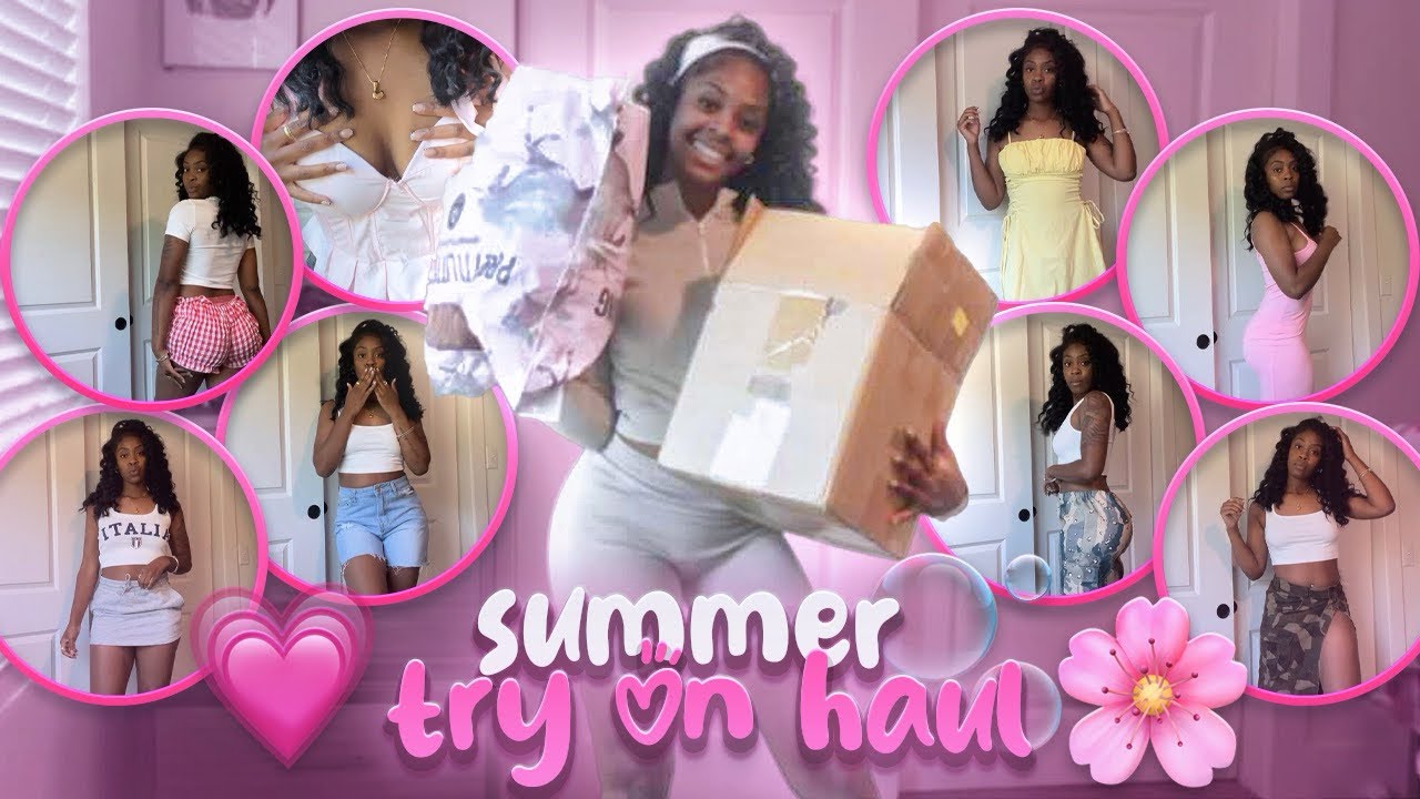 SUMMER TRY-ON HAUL🫧 SHEIN, PLT, skirts, tops, jeans , accessories & more