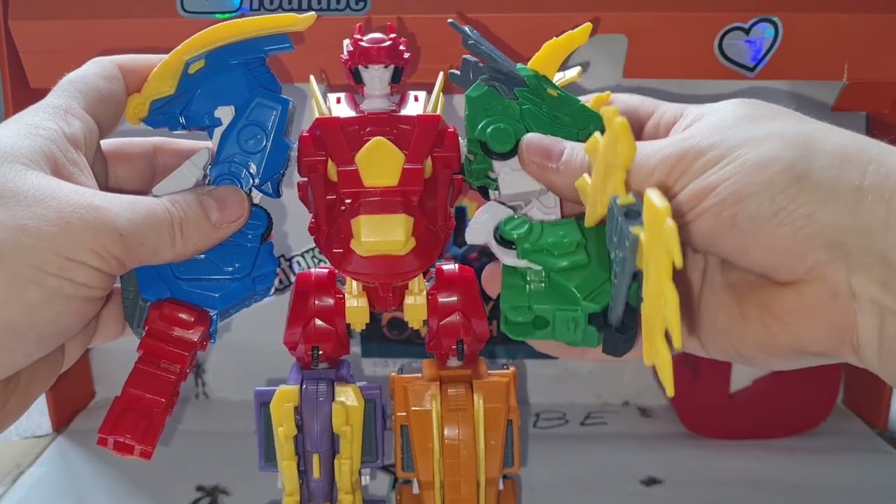 Vid 835 Celestial Warriors Dinosaur Robot (Amazon STOULKD 6-in-1)