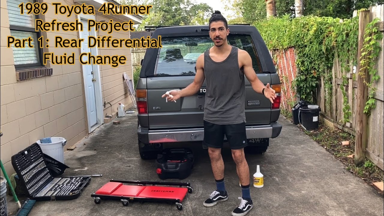 1989 Toyota 4Runner Refresh Project Part 1: Rear Differential Fluid Change