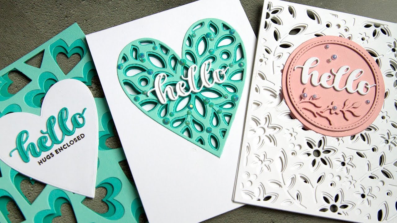 See-Through Die Cut Cards