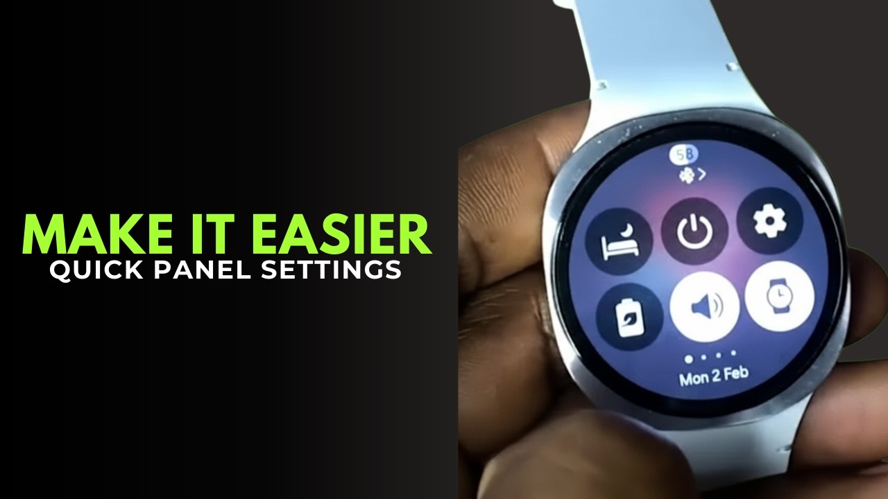 Galaxy Watch 8: СКРЫТЫЕ настройки быстрой панели, которые необходимо изменить! (Обновление One UI 8)
