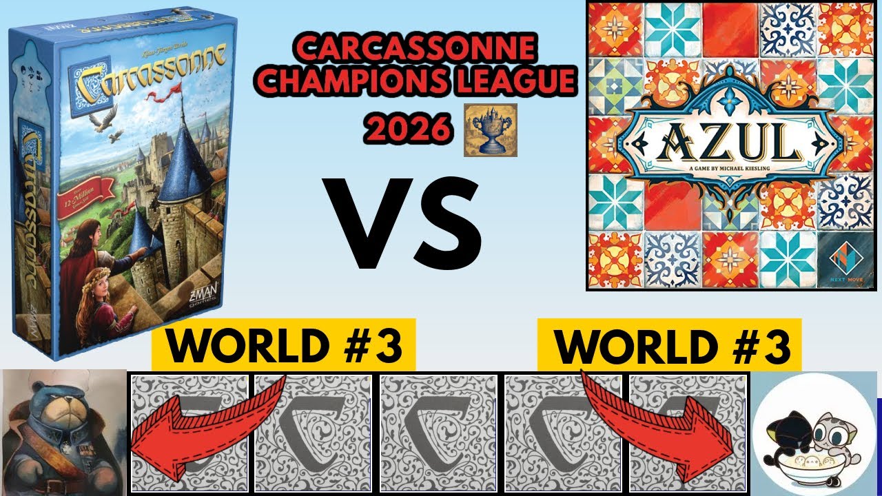 CARCASSONNE MASTER vs AZUL MASTER
