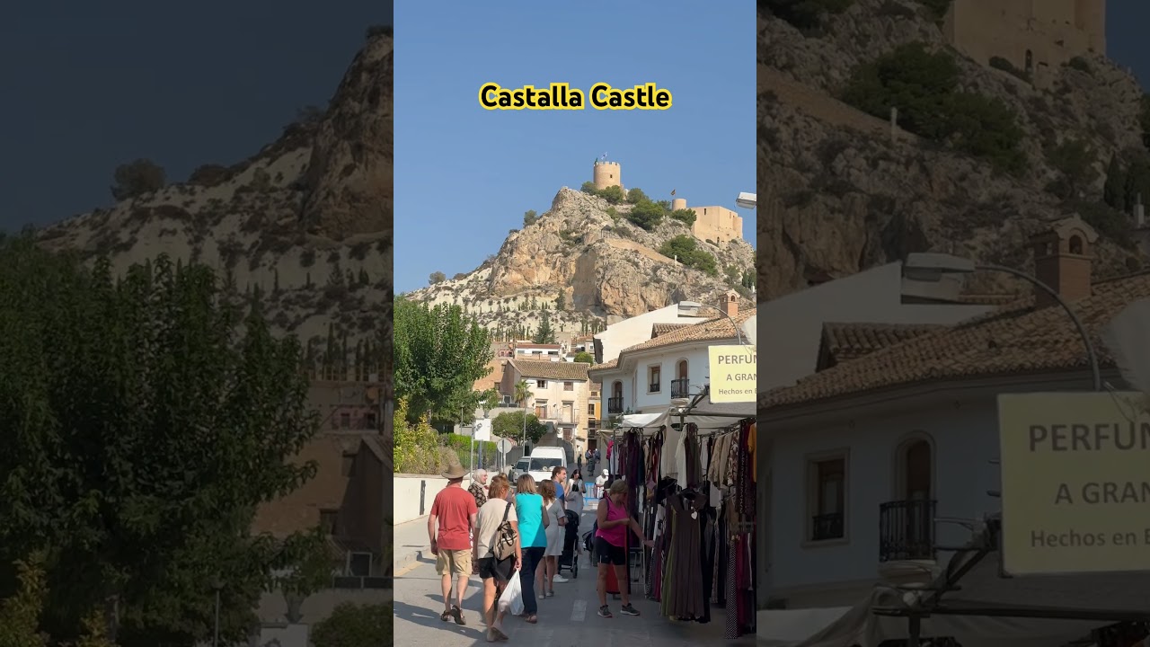 Castalla Castle, Alicante, Spain 23/08/25 10:15 AM, 24 Celsius #castallacastle #castalla #alicante