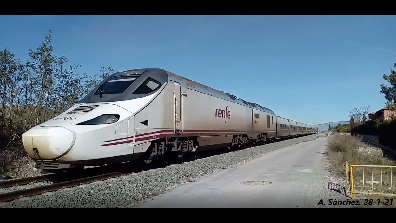 Trenes en Murcia #64# - En recuerdo del Alvia 730 Cartagena-Madrid - suprimido el 28/2/22
