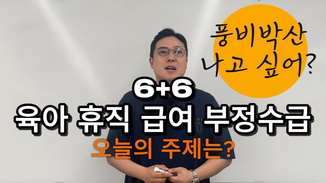 6+6 육아 휴직 급여 부정수급 조사 대응 방안