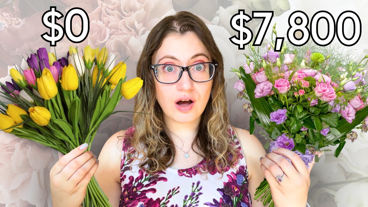 $0 vs $7,800 Wedding Flowers!