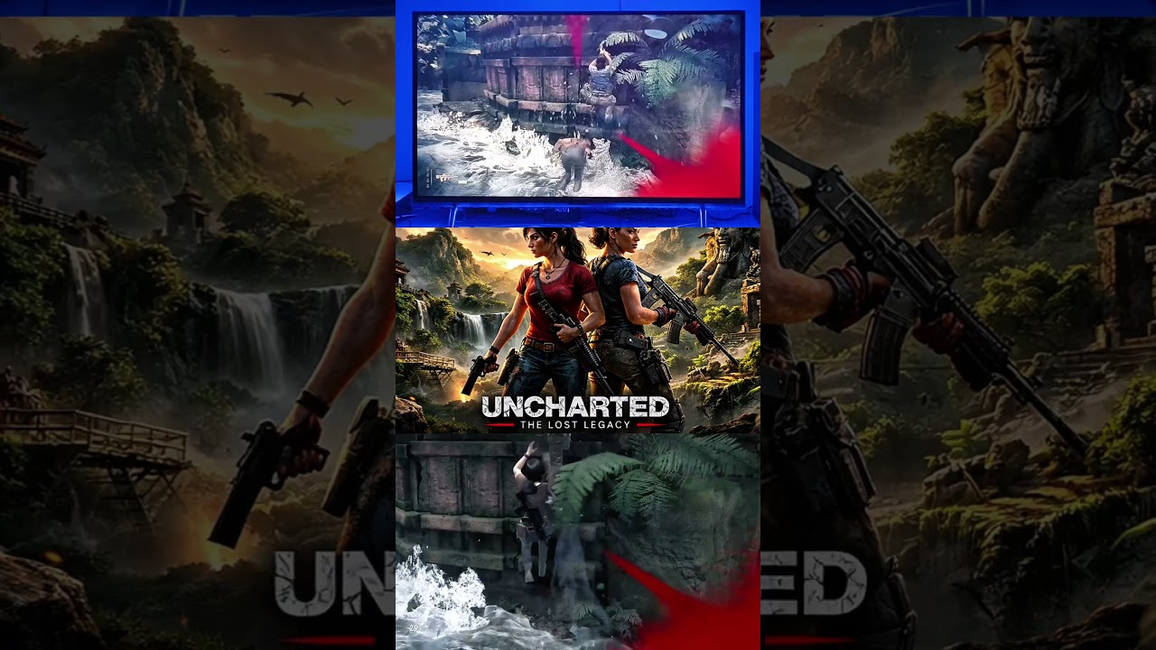 Jungle Turned Into Warzone 💀🔥 | Uncharted The Lost Legacy | #ps5 #gaming #playstation #games #game