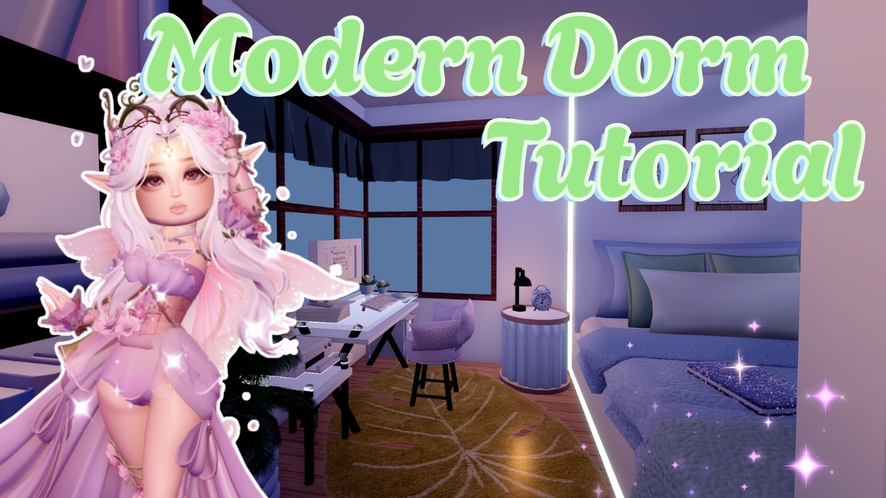 Урок по созданию современного общежития | Royale High🎀