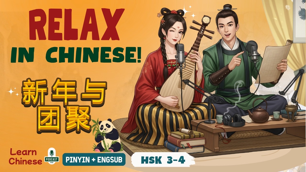 HSK 1-3 | Feeling Tired? Relax in Chinese! | Chinese Listening Practice
