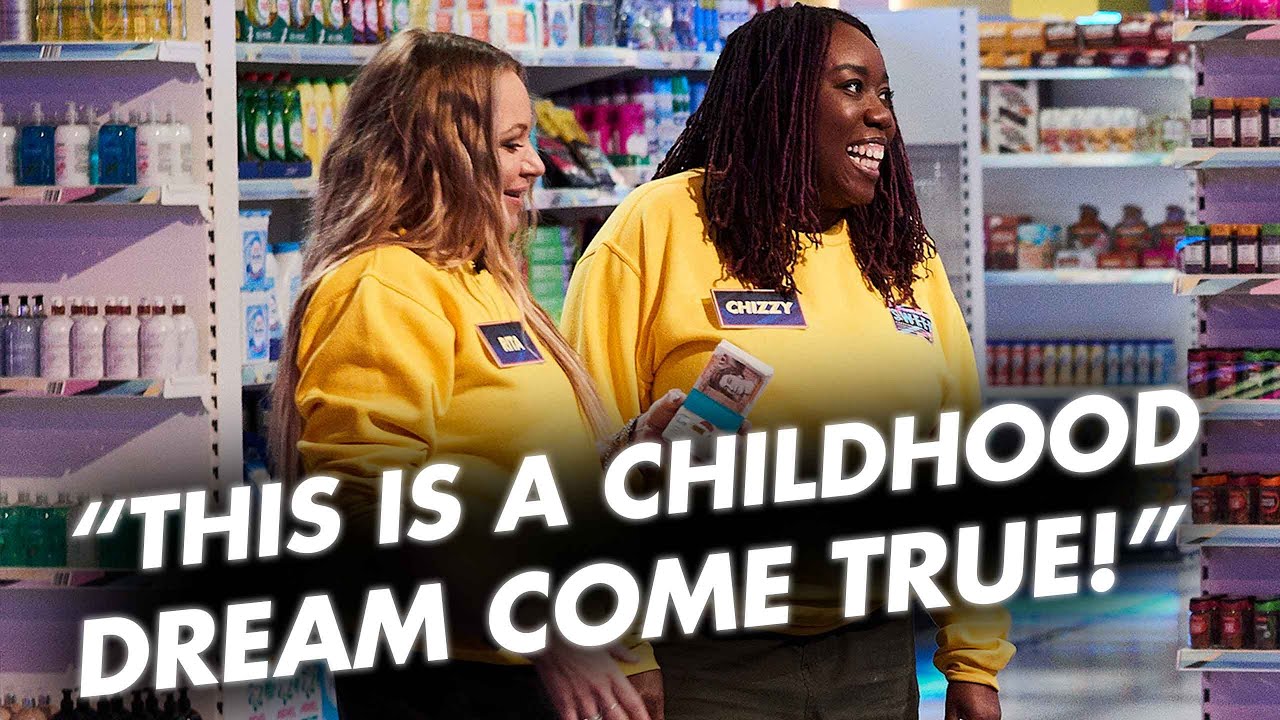 Chizzy fulfills her childhood dream on the Super Sweep!  | Supermarket Sweep 2020