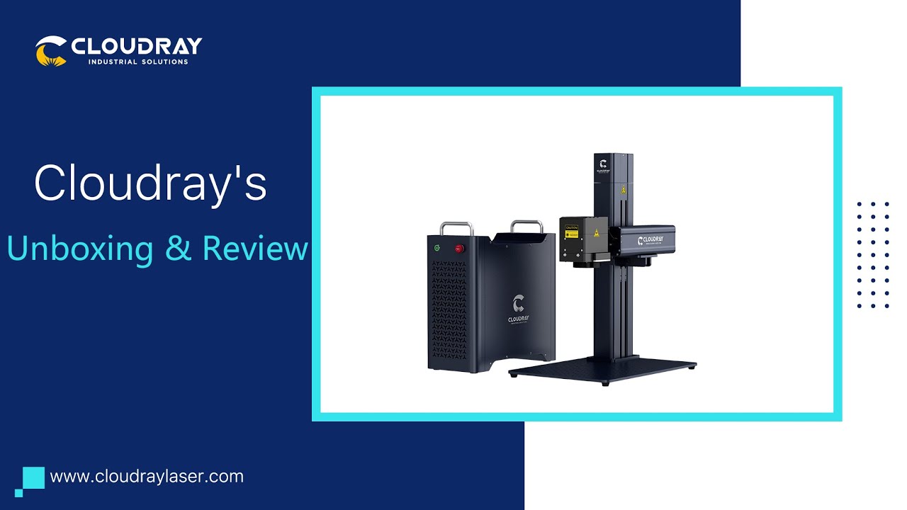 Cloudray Unboxing Video for GM-100 100W Fiber Laser