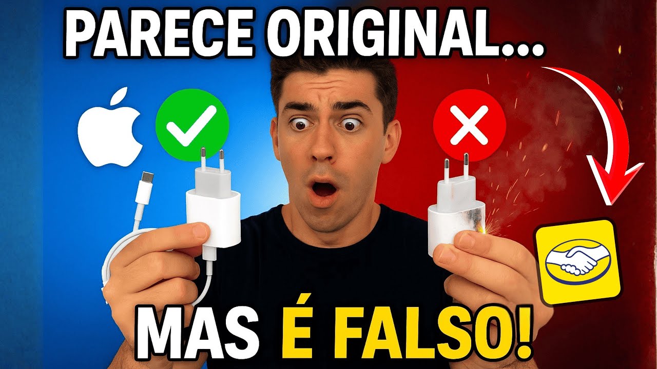 Cuidado: seu carregador da Apple pode ser FALSO (o meu era!) 😱