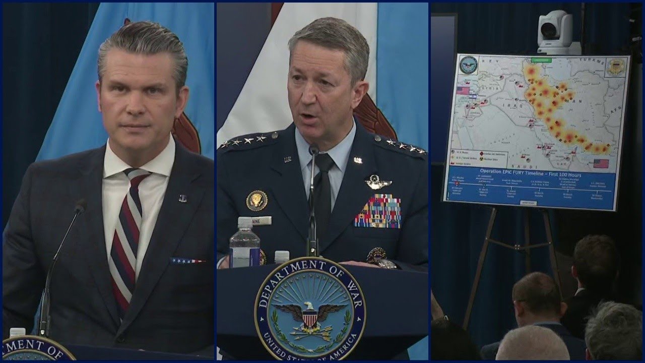 Operation Epic Fury update: Pete Hegseth, Gen. Dan Caine | Full