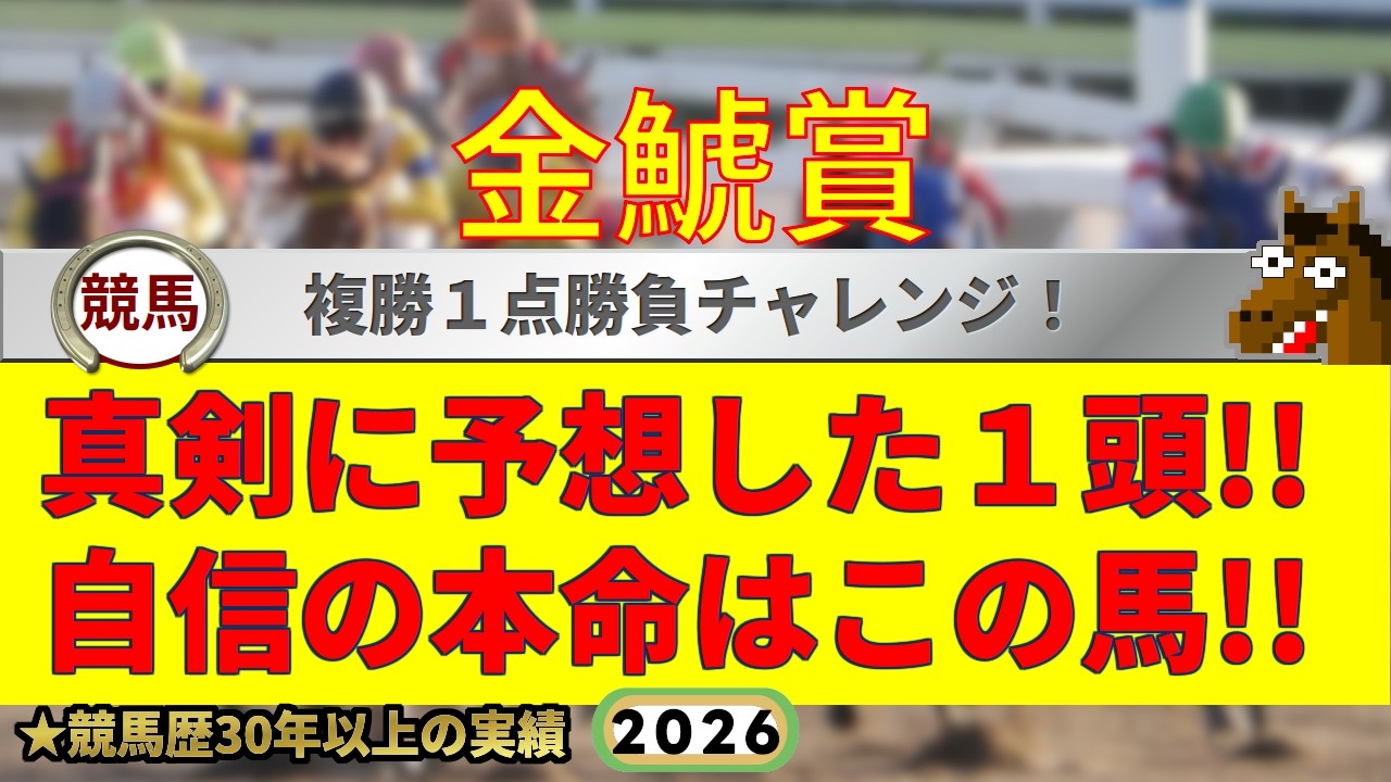 金鯱賞2026競馬予想🔥9連続G1的中男の本命馬は！？