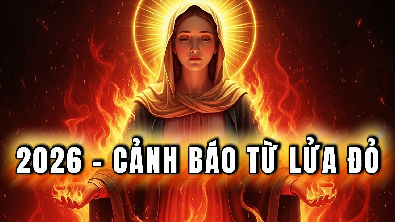 NĂM 2026 SẼ LÀ DẤU MỐC RUNG CHUYỂN TOÀN THẾ GIỚI – MẸ MARIA HIỆN RA TRONG LỬA ĐỎ CẢNH BÁO NHÂN LOẠI