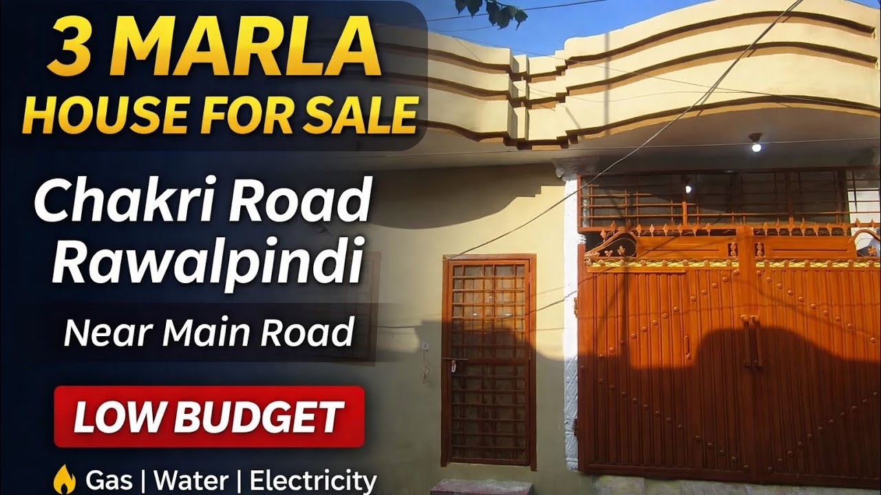 3 MARLA HOUSE 🏠FOR SALE | CHAKRI ROAD RAWALPINDI | PLOTS AND HOUSES FOR SALE  