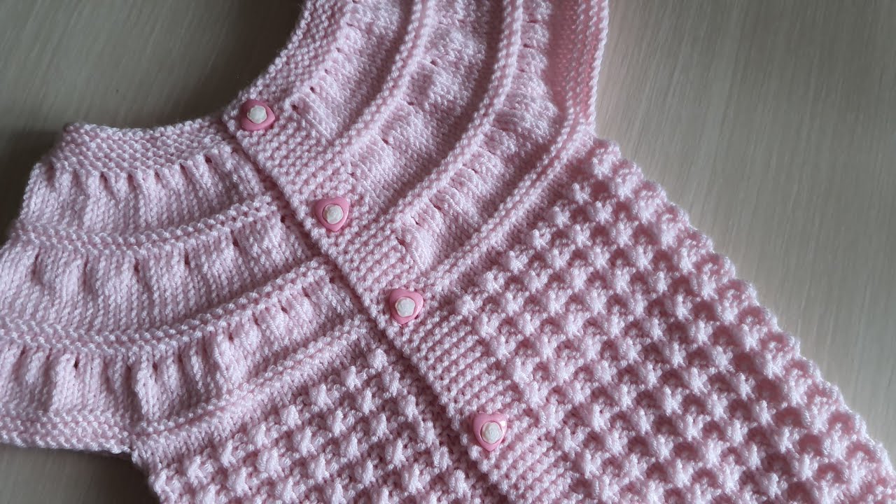 Kolay ve şık Bebek Yelek Modeli Herkez öre bilir