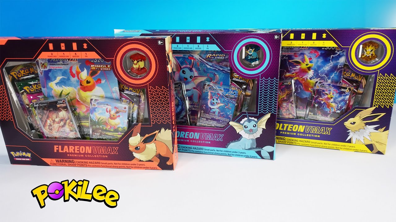$200 Box Set Flareon , Jolteon,  Vaporeon Vmax  - Are They Worth It ?