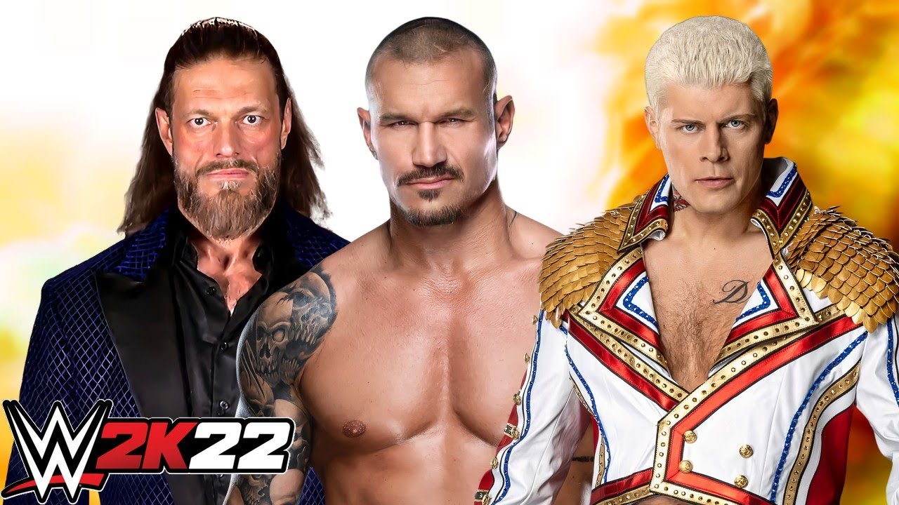 WWE 2K22 - Edge vs Cody Rhodes vs Randy Orton
