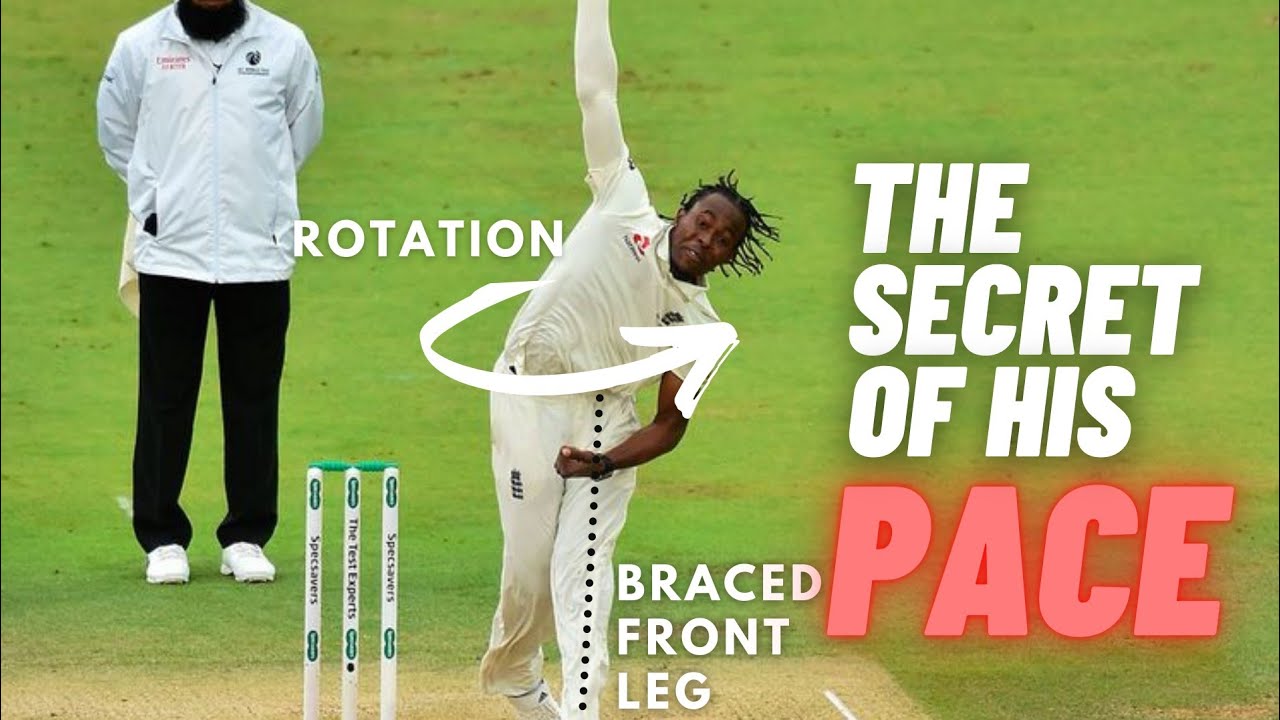 How Jofra Archer Generates Pace | Jofra Archer Bowling Technique Analysis