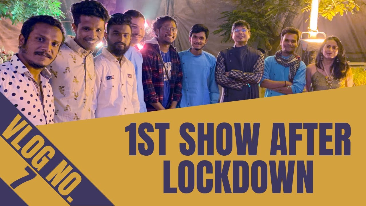 1st Show After Lockdown | Vlog | Live Show | Vicky D Parekh