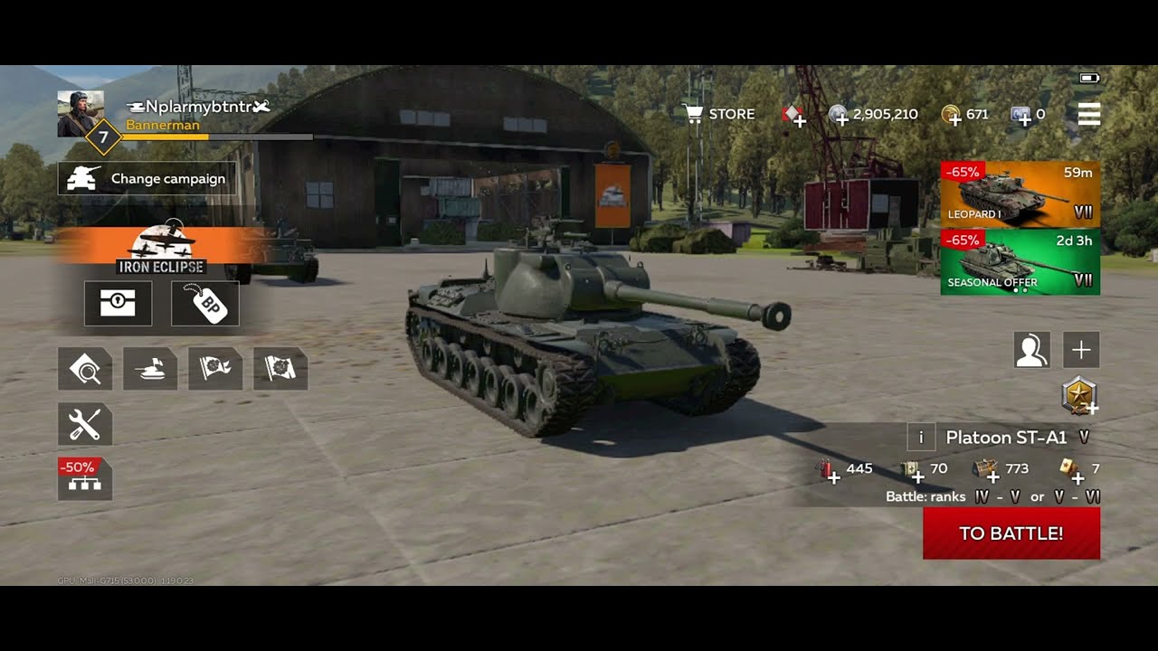 たまたま1年前に初めて録画したWTMの懐かしい動画(登録者100人記念動画/War thunder mobile)