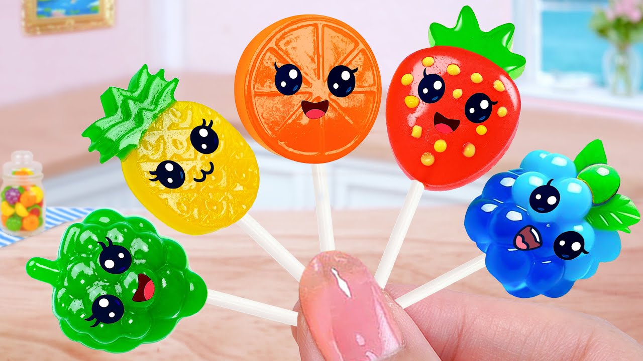 Mini Rainbow Fruit Jelly Art &ndash; Satisfying Color Layers with Cute Mold Design | Sweet Baking Recipe