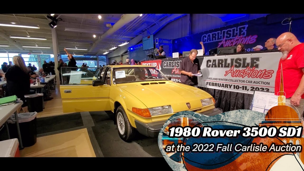 1980 Rover 3500 SD1 at 2022 Fall Carlisle Auction #rover #britishcars