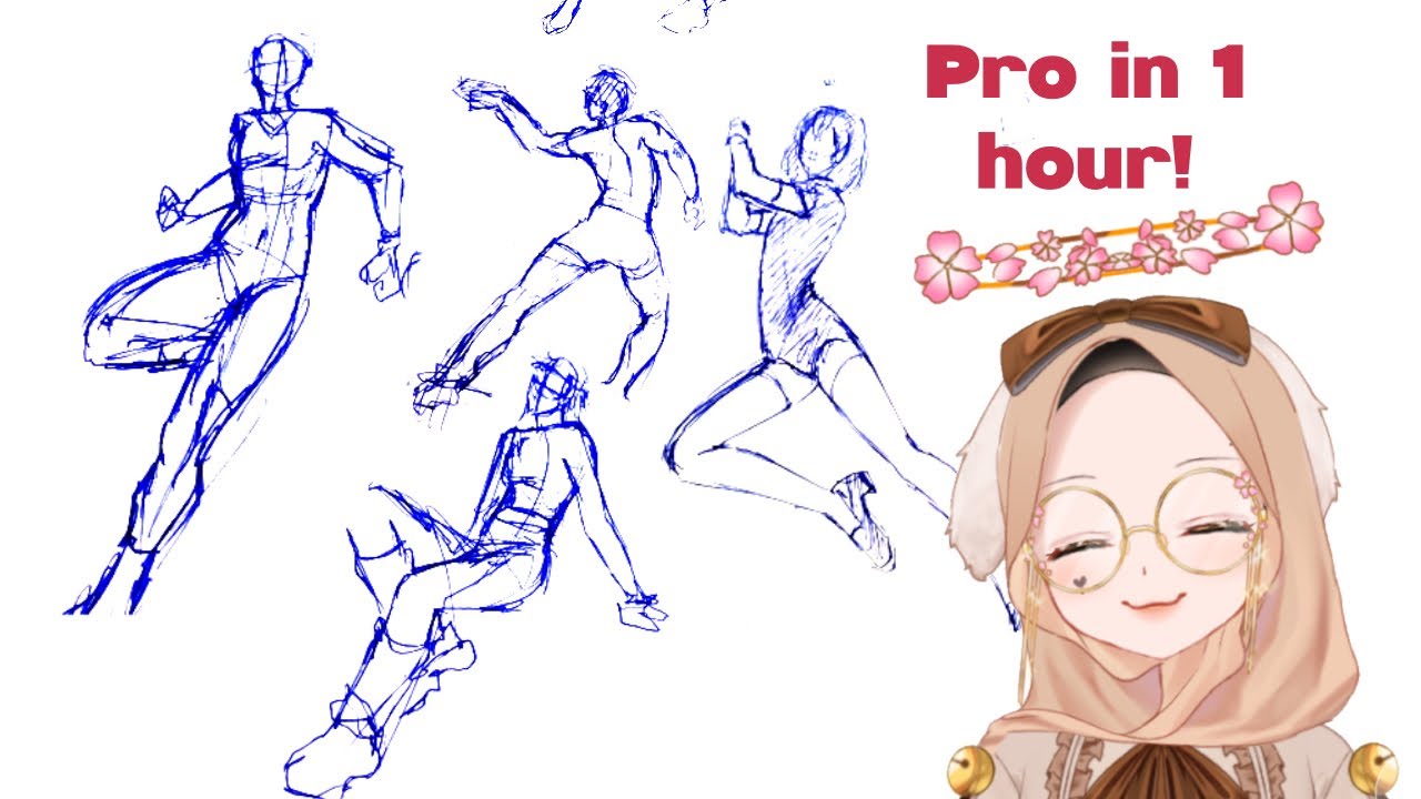 HOW TO DRAW DIFFICULT POSE - Tutorial Cara Menggambar Pose Sulit