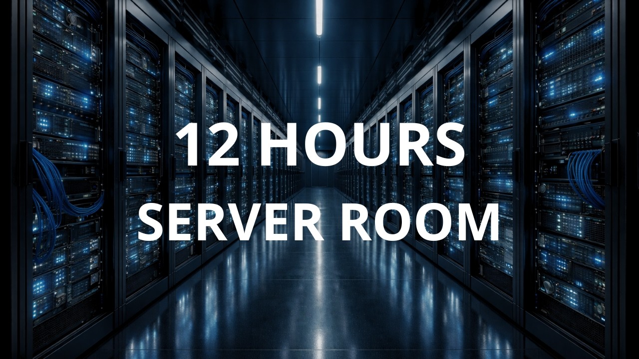 Server Room Ambience – 12 Hours of Deep Background Noise