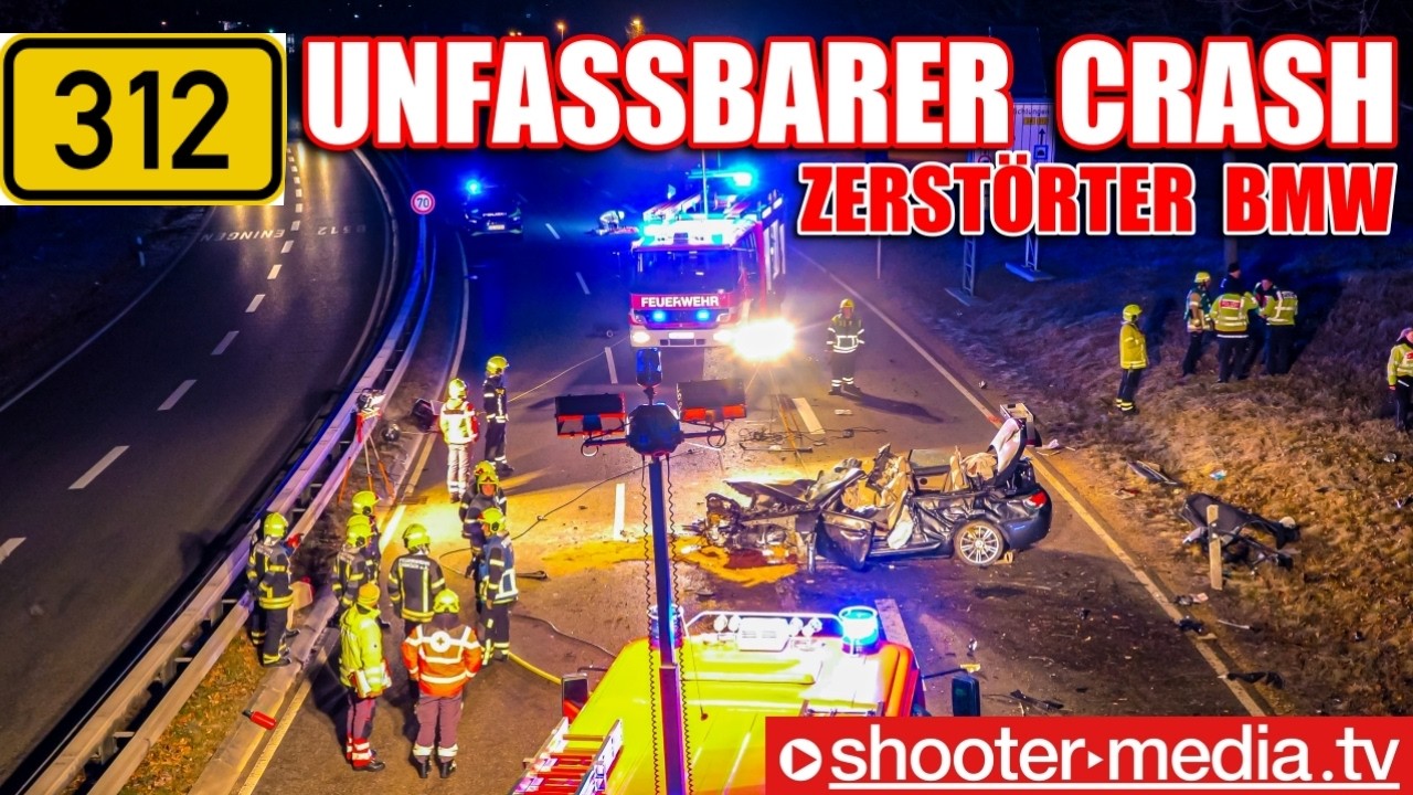 ⛔️  HEFTIGER UNFASSBARER UNFALL mit BMW  ⛔️ | 🚒  Crash Rettung Eingeklemmter Insassin  🚒