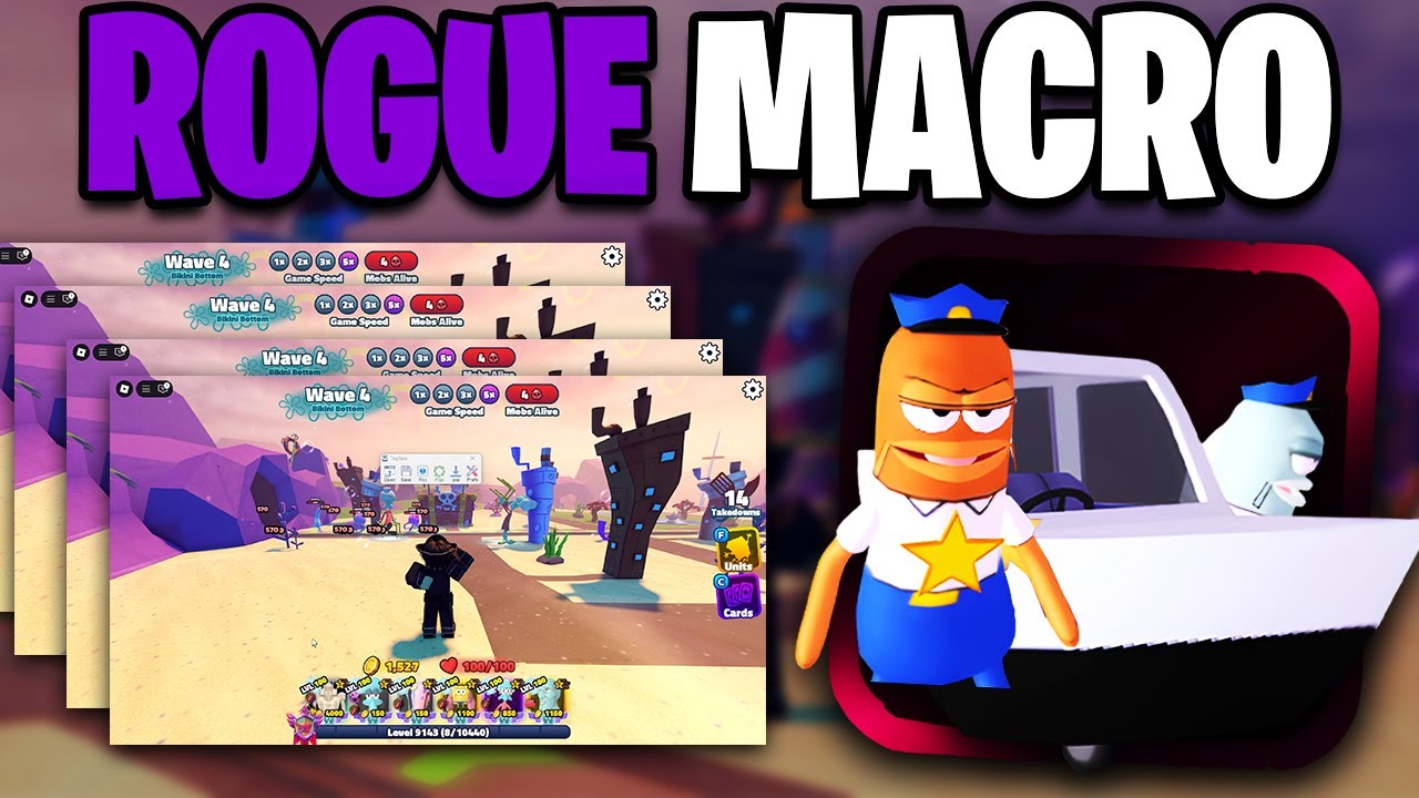 EASILY Macro Rogue Mode in Spongebob Tower Defense