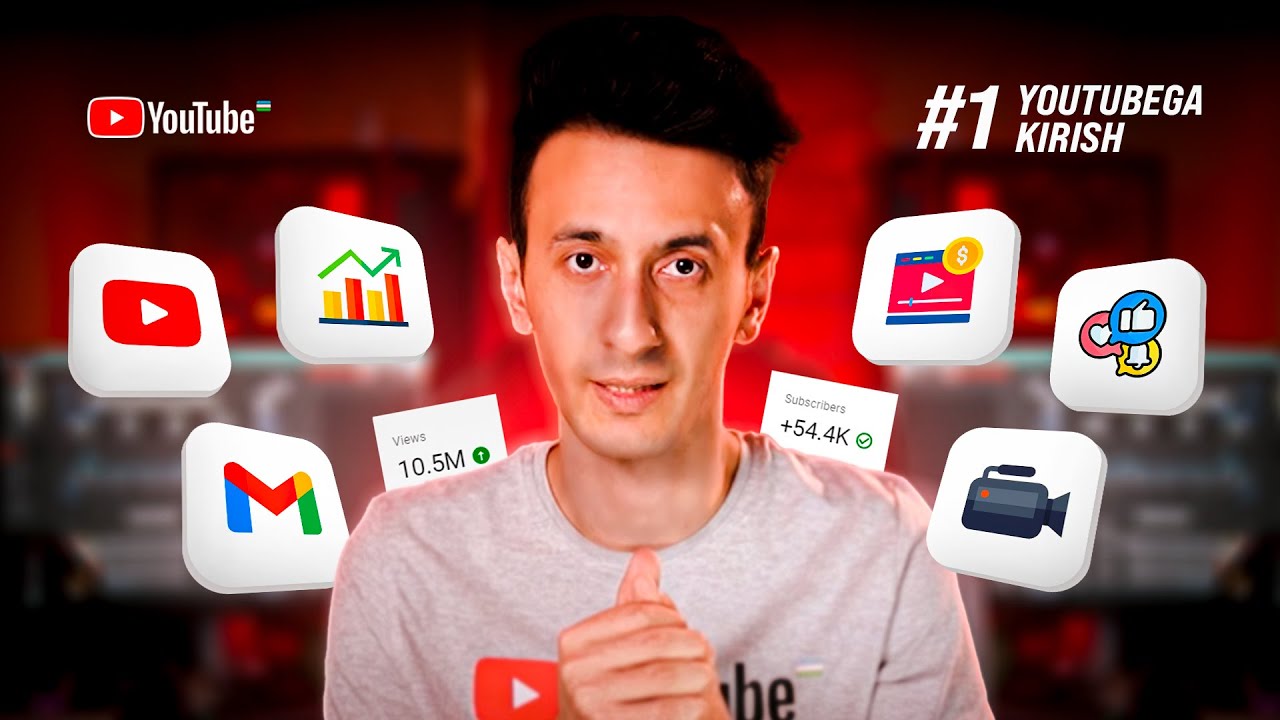 BEPUL YOUTUBE VIDEOKURSI (1-KIRISH DARSI) | YOUTUBE O'ZBEKISTON