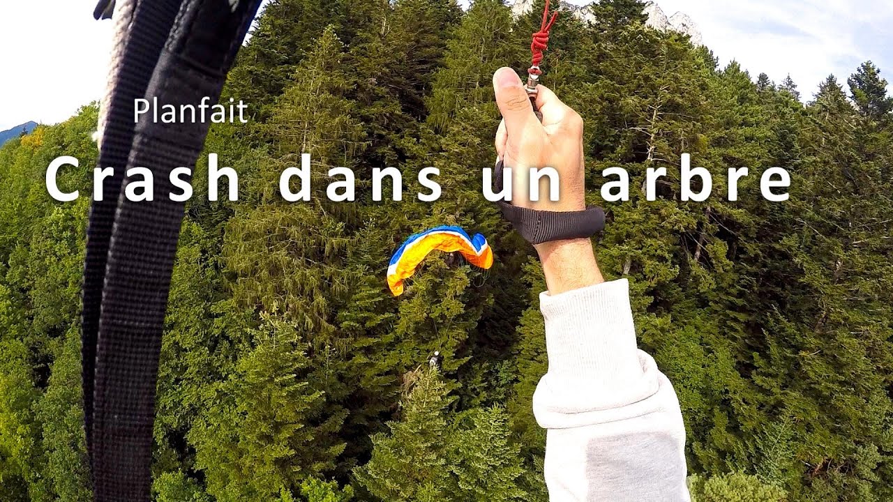Parapente - Crash de Nico à Planfait  :(