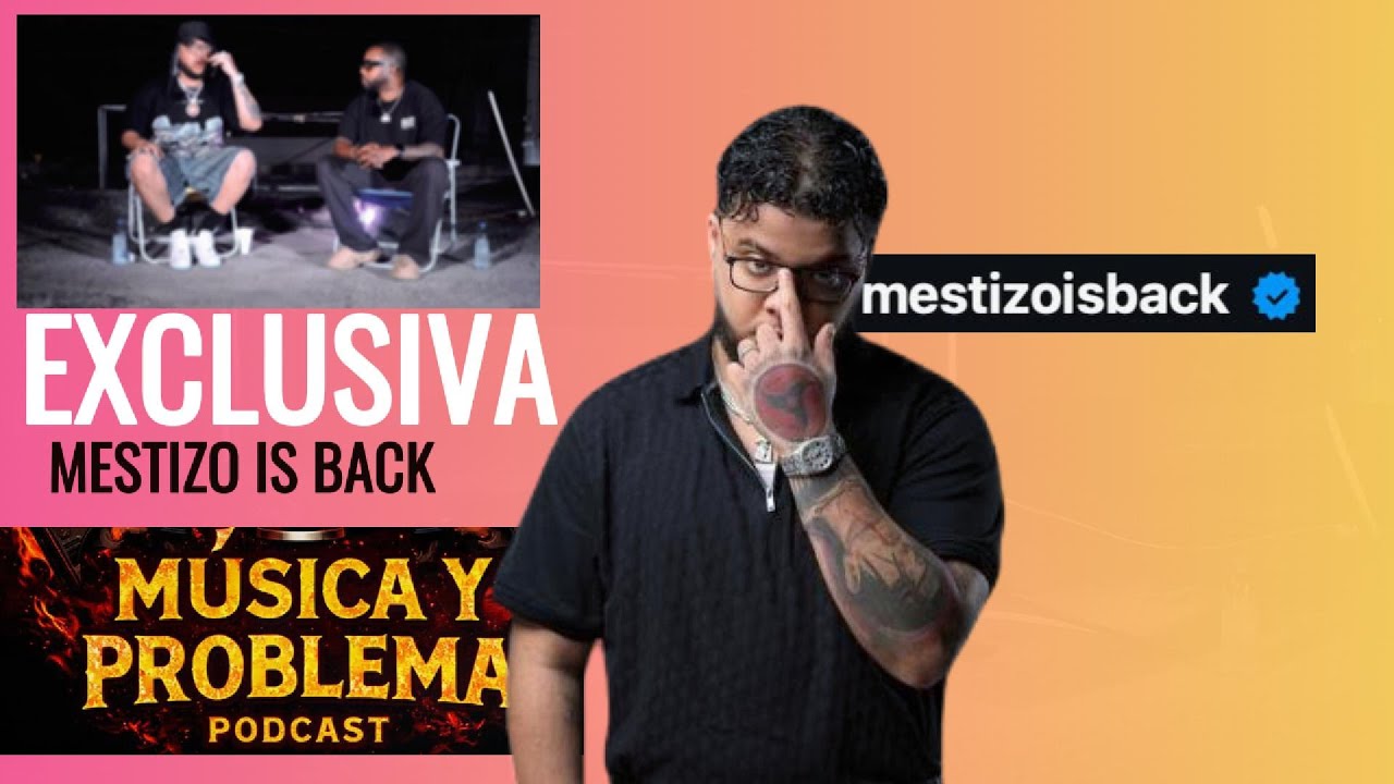 MESTIZO HABLA DEL CONFLICTO CON DJ PATIO, HABLA DE LA MUSICA ACTUAL Y ADVIERTE A RONNY ALCA