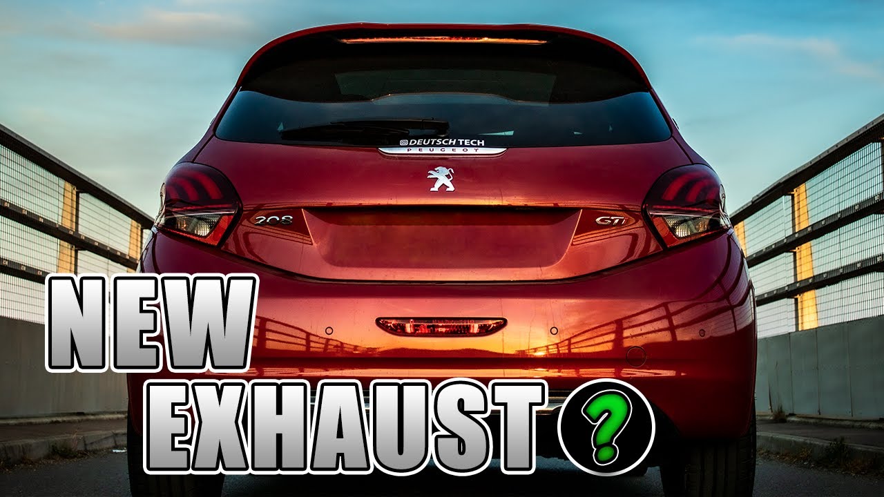 My Peugeot 208 GTI Gets a Deutsch Tech Exhaust 💥Crazy Pops & Bangs💥