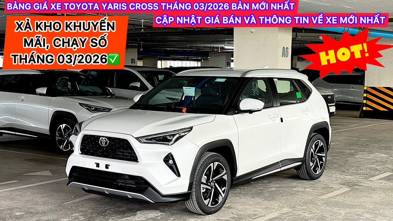 ✅NHIỀU XE TOYOTA YARIS CROSS XẢ KHO KHUYẾN MÃI THÁNG 03/2026 - KHUYẾN MÃI XE YARIS MỚI NHẤT HÔM NAY✅